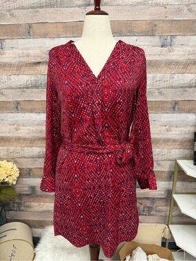 Lilla P Red Tunic Dress M